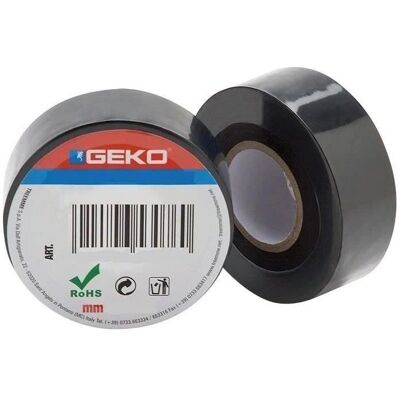 Nastro Isolante Geko - 50mm x 25m - Nero Nastro Isolante Geko - 50mm x 25m - Nero