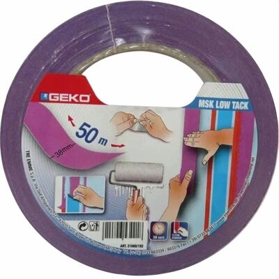 Geko Violetter Maskierungsband - 38mm x 50m - Lackschutz Geko Violetter Maskierungsband - 38mm x 50m - Lackschutz