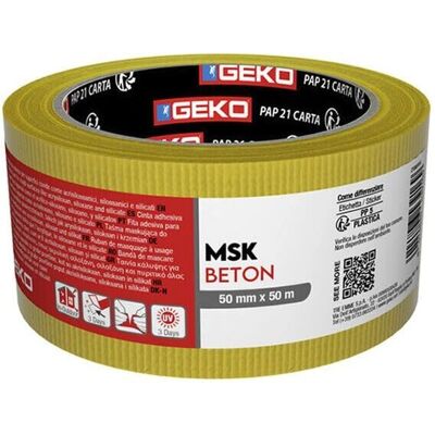 Geko Maskierungsband 50mm x 50m - Außen Geko Maskierungsband 50mm x 50m - Außen