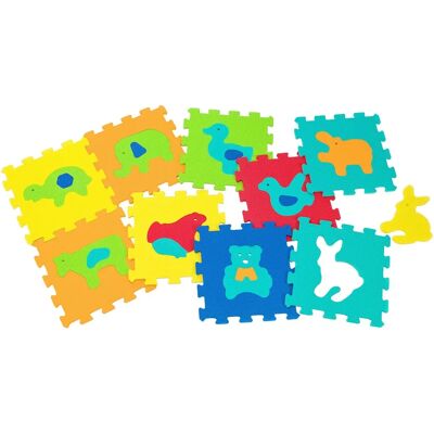 Tappetino Puzzle Globo - Animali 9 pezzi Tappetino Puzzle Globo - Animali 9 pezzi