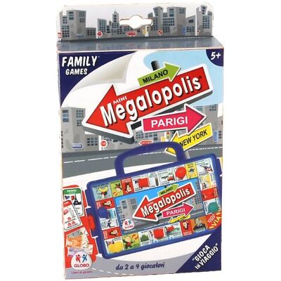 Globo 33004 Gioco da Tavolo Megalopolis da Viaggio - Costruzione Città Educativa Globo 33004 Gioco da Tavolo Megalopolis da Viaggio - Costruzione Città Educativa