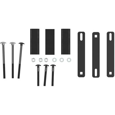 Peruzzo Black Square Bike Rack Fixing Kit - Universal Fit - ART.875 Peruzzo Black Square Bike Rack Fixing Kit - Universal Fit - ART.875