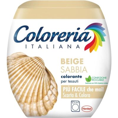 Coloreria Beige Sabbia 350g - Colorante per tessuti Coloreria Beige Sabbia 350g - Colorante per tessuti
