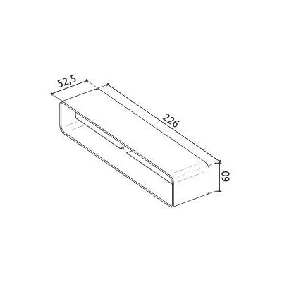 Faber 112.0157.295 - Tubo di prolunga per cappa aspirante Faber 112.0157.295 - Tubo di prolunga per cappa aspirante