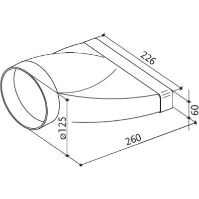 FABER S.p.A. 112.0157.296 - Tubo di estensione per cappa FABER S.p.A. 112.0157.296 - Tubo di estensione per cappa