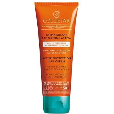Collistar Active Protection Sun Cream SPF50+ Face & Body - Sunscreen Cream for Adults Collistar Active Protection Sun Cream SPF50+ Face & Body - Sunscreen Cream for Adults