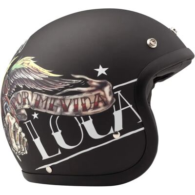 Casque DMD Vida Loca - Coquille en Fibre de Verre Intérieur Amovible ECE Casque DMD Vida Loca - Coquille en Fibre de Verre Intérieur Amovible ECE