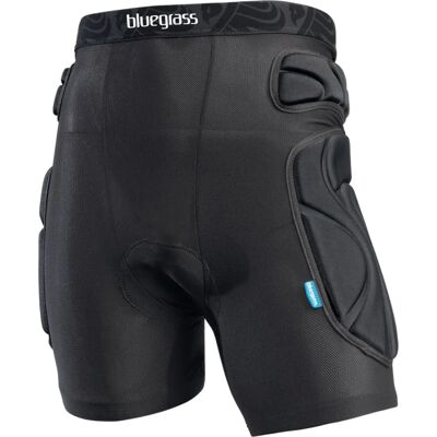 Shorts rembourrés pour VTT Bluegrass Wolverine - Noir - S - Publicité Shorts rembourrés pour VTT Bluegrass Wolverine - Noir - S - Publicité