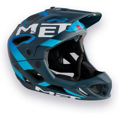 Casco Integral MET Parachute Azul/ Cian Casco Integral MET Parachute Azul/ Cian