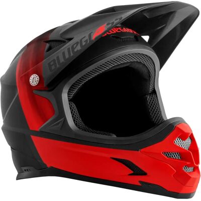 Kask Bluegrass Intox - S Czarny Czerwony Mat - Kaski Kask Bluegrass Intox - S Czarny Czerwony Mat - Kaski