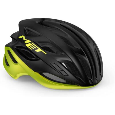 Casque de vélo Estro Mips - Noir Lime Jaune Métallique - Route Unisexe - Publicité Casque de vélo Estro Mips - Noir Lime Jaune Métallique - Route Unisexe - Publicité