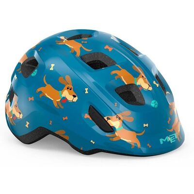 MET Hooray Bike Helmet - Blue Bassotti - Junior Bike Helmet MET Hooray Bike Helmet - Blue Bassotti - Junior Bike Helmet
