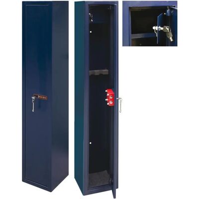 BRIXO Armoire Forte en Acier 24x24x143cm - Stockage Sécurisé 3 Fusils - Publicité BRIXO Armoire Forte en Acier 24x24x143cm - Stockage Sécurisé 3 Fusils - Publicité