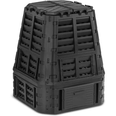 Brixo Kompobox 740L Compostador de Jardín - Resistente y Negro Brixo Kompobox 740L Compostador de Jardín - Resistente y Negro