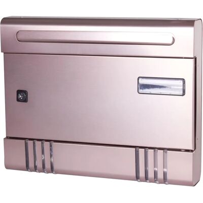Buzón BRIXO en Bronce con formato para revistas - 36,5x7x29 cm - Pack de 6 Buzón BRIXO en Bronce con formato para revistas - 36,5x7x29 cm - Pack de 6
