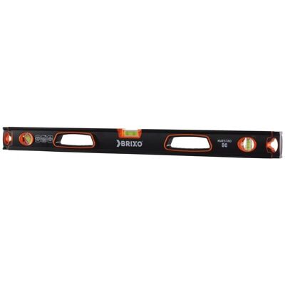 BRIXO - Nivel magnético de aluminio 120cm con goma protectora - Nivel BRIXO - Nivel magnético de aluminio 120cm con goma protectora - Nivel