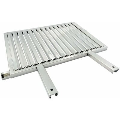 EL GAUCHO Parrilla de acero inoxidable con sistema de recogida de grasa 60x40 EL GAUCHO Parrilla de acero inoxidable con sistema de recogida de grasa 60x40