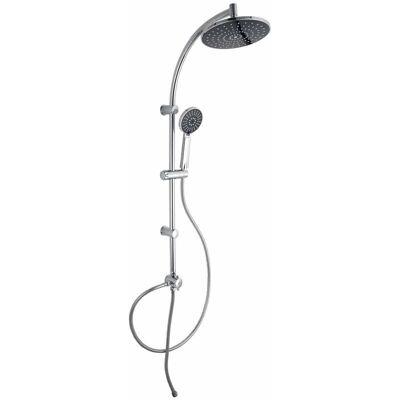 BRIXO Duschsäule mit Rundkopf 22cm - Multijet, Handbrause, Schöne Oberfläche BRIXO Duschsäule mit Rundkopf 22cm - Multijet, Handbrause, Schöne Oberfläche