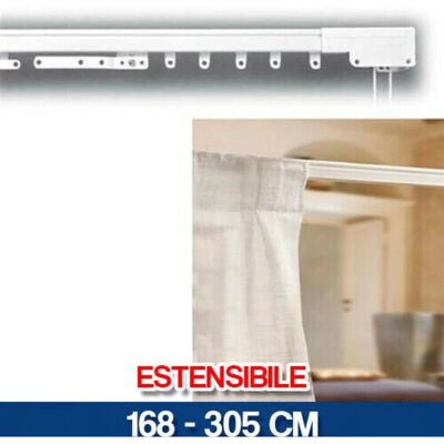 BRIXO - 14181V - Bianco - 168-305 cm - Mantenuta tende BRIXO - 14181V - Bianco - 168-305 cm - Mantenuta tende