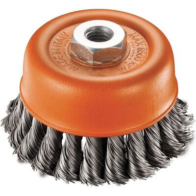 MARCA Spazzola M14 Acciaio Ø 0,50mm - Spazzola MARCA Spazzola M14 Acciaio Ø 0,50mm - Spazzola