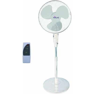 Salone SRL Niklas - Ventilatore regolabile in altezza - 3 velocità - Telecomando Salone SRL Niklas - Ventilatore regolabile in altezza - 3 velocità - Telecomando
