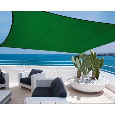 Salone SRL Giardino Deluxe Verde - Vela ombreggiante 300x400cm Salone SRL Giardino Deluxe Verde - Vela ombreggiante 300x400cm