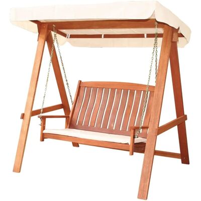 FRASCHETTI Altalena da Giardino - Legno di Meranti Tropicale - Resistente alle intemperie - 166x123x164cm FRASCHETTI Altalena da Giardino - Legno di Meranti Tropicale - Resistente alle intemperie - 166x123x164cm
