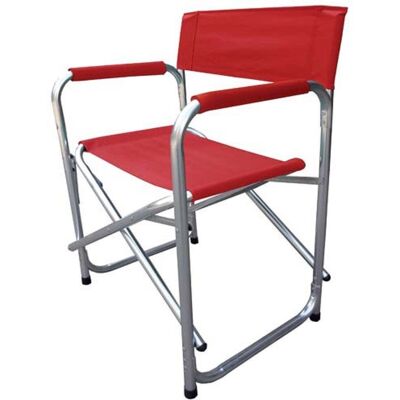 GARDEN DELUXE COLLECTION Sedia campeggio in alluminio - Rosso GARDEN DELUXE COLLECTION Sedia campeggio in alluminio - Rosso