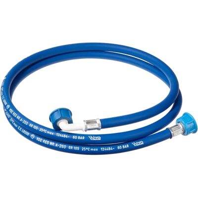 Tuyau d'arrivée d'eau Whirlpool - 2,5m - 50 bar - Pièce pour Lave-linge Tuyau d'arrivée d'eau Whirlpool - 2,5m - 50 bar - Pièce pour Lave-linge