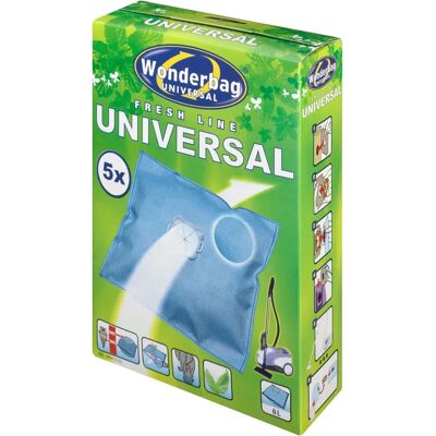 Sac d'aspirateur WPRO Wb415-Mw - Microfibre, Universel, Lot de 5 - Publicité Sac d'aspirateur WPRO Wb415-Mw - Microfibre, Universel, Lot de 5 - Publicité