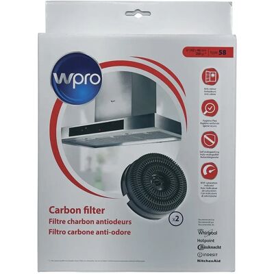 Whirlpool Filterset - Kohle Typ 58 - für Dunstabzugshaube Whirlpool Filterset - Kohle Typ 58 - für Dunstabzugshaube