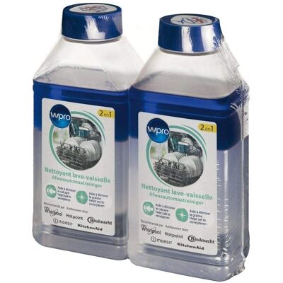 Kit de Nettoyage WPRO LIQ201 pour Lave-Vaisselle - 2-en-1 Détartrant & Dégraissant Kit de Nettoyage WPRO LIQ201 pour Lave-Vaisselle - 2-en-1 Détartrant & Dégraissant