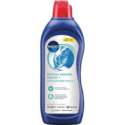 Whirlpool Wpro Gel 750ml - Liquide vaisselle, rinçage, sel Whirlpool Wpro Gel 750ml - Liquide vaisselle, rinçage, sel