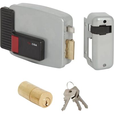 CISA Serrure électrique 11611 - Entrée droite 50mm pour portes en bois - Publicité CISA Serrure électrique 11611 - Entrée droite 50mm pour portes en bois - Publicité