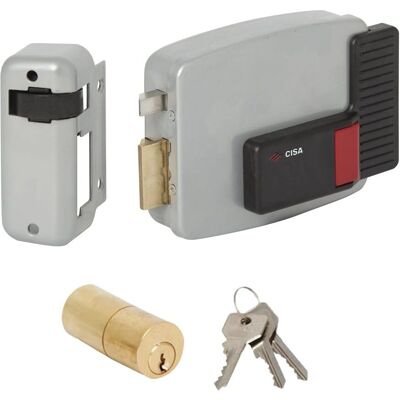 CISA 11520-60 Serrure électrique - Entrée gauche - 70mm - Verrou de porte - Publicité CISA 11520-60 Serrure électrique - Entrée gauche - 70mm - Verrou de porte - Publicité