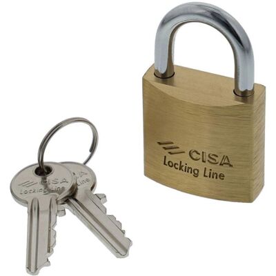 LOGO CISA - Fechadura de latão - Sistema de bloqueio duplo LOGO CISA - Fechadura de latão - Sistema de bloqueio duplo