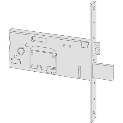 CISA Cerradura Zinc Reversible Doble paleta - Cerradura CISA Cerradura Zinc Reversible Doble paleta - Cerradura