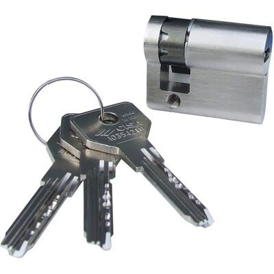 CISA - Mezzo Cilindro a Profilo Europeo - Nickelato - 0E304 CISA - Mezzo Cilindro a Profilo Europeo - Nickelato - 0E304