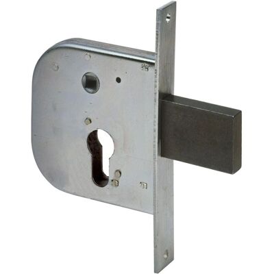 CISA Türschloss - Wendbarer Riegel - Zinkstahlfront - 95mm Höhe CISA Türschloss - Wendbarer Riegel - Zinkstahlfront - 95mm Höhe