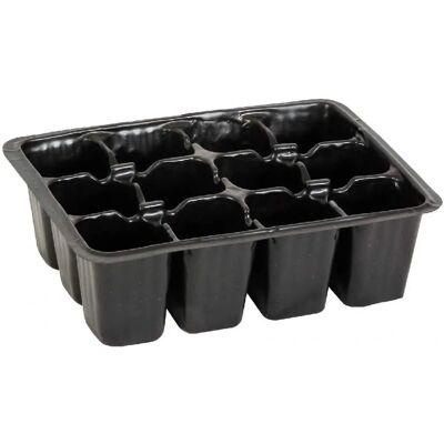 VERDEMAX - Semenzaio in plastica con 12 celle per semi - seed tray VERDEMAX - Semenzaio in plastica con 12 celle per semi - seed tray
