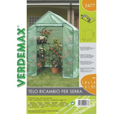 Copertura per serra VERDEMAX 140x140x195 cm - Resistente UV Copertura per serra VERDEMAX 140x140x195 cm - Resistente UV