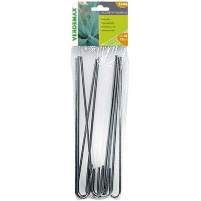 VERDEMAX V002544 26 cm - 4 mm - acciaio Ground stake VERDEMAX V002544 26 cm - 4 mm - acciaio Ground stake