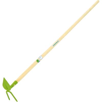 VERDEMAX Houe de jardin - Manche FSC - 130cm - Vert - Publicité VERDEMAX Houe de jardin - Manche FSC - 130cm - Vert - Publicité
