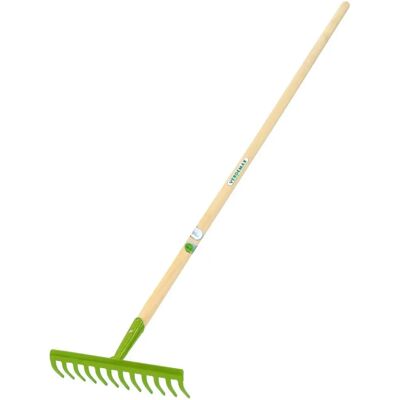 VERDEMAX - Rastrillo de jardín 12 dientes Mango de madera FSC - Rastrillo VERDEMAX - Rastrillo de jardín 12 dientes Mango de madera FSC - Rastrillo