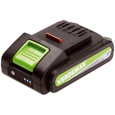 Batteria al Litio Verdemax 20V 2Ah - Energia per Attrezzi da Giardino Batteria al Litio Verdemax 20V 2Ah - Energia per Attrezzi da Giardino