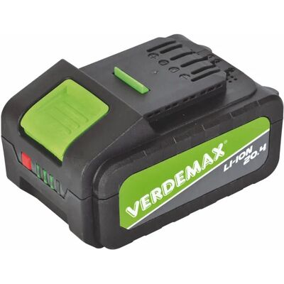 Batteria Verdemax 4353 agli ioni di litio 20V 4Ah - Batteria per utensili senza filo Batteria Verdemax 4353 agli ioni di litio 20V 4Ah - Batteria per utensili senza filo