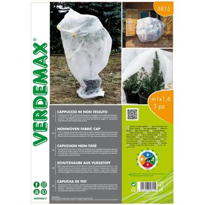 VerdeMax Couverture de protection 1,6m x 1,0m - Housse pour plantes - Publicité VerdeMax Couverture de protection 1,6m x 1,0m - Housse pour plantes - Publicité