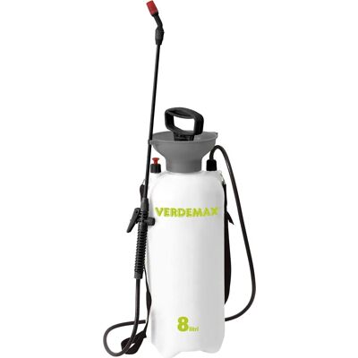 VERDEMAX Pompa a pressione - Lancia in fibra di vetro - 8L capacità VERDEMAX Pompa a pressione - Lancia in fibra di vetro - 8L capacità