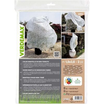 VERDEMAX - Cubierta Protectora para Plantas y Flores - 1.5X3.6m VERDEMAX - Cubierta Protectora para Plantas y Flores - 1.5X3.6m