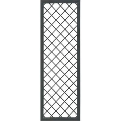 Verdemax 2 Cornici metalliche fisse con finitura antracite - Griglia da giardino Verdemax 2 Cornici metalliche fisse con finitura antracite - Griglia da giardino